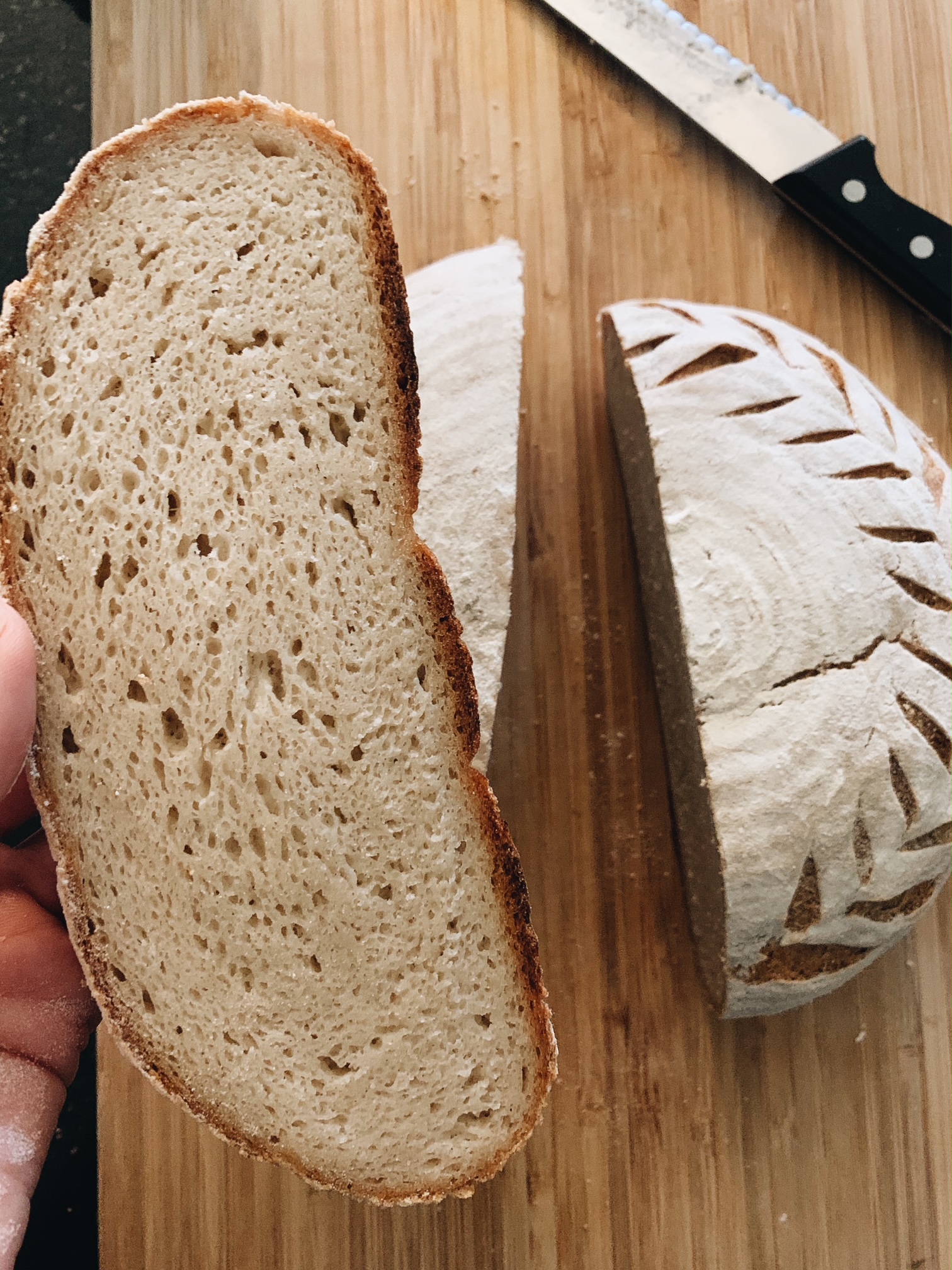 How To Slice Sourdough Bread Perfectly - The Pantry Mama